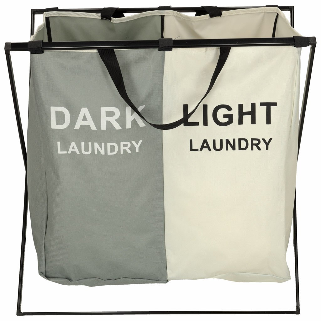 KOSZ NA PRANIE SEGREGACJA ORGANIZER 2 KOMORY